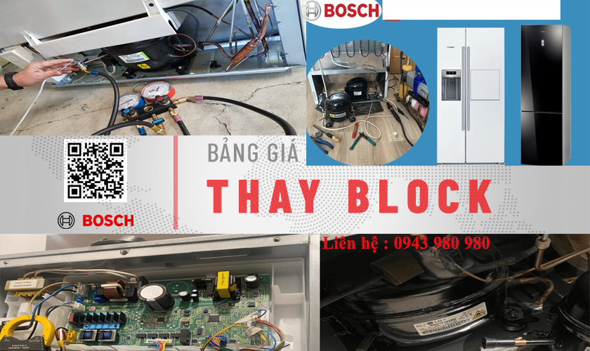 Bảng Giá Thay Block Tủ Lạnh Bosch Tại Hà Nội