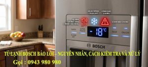Thợ sửa tủ lạnh bosch báo lỗi tại nhà